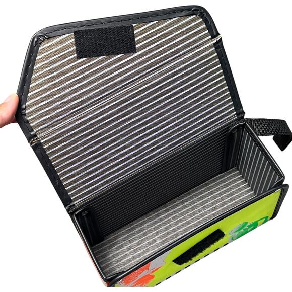 1989 Henson Associates Muppets Kermit Animal Envelope Box Clutch Purse - Picture 6 of 12